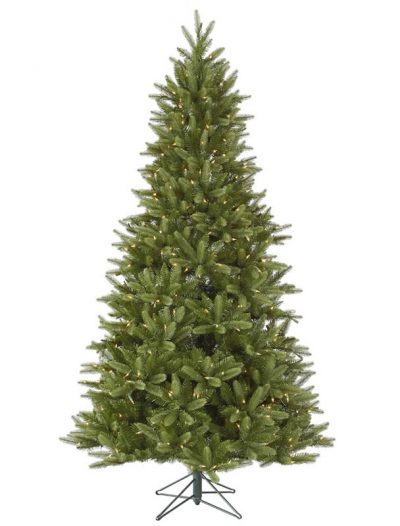 8.5-Foot Vickerman Bradford Pine Pre-Lit Christmas Tree with 800 White Lights Green 8.5' (Christmas Tree)
