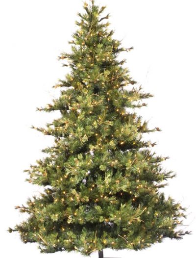 Vickerman A801676 7.5 x 63 Prelit Mixed Country 800CL (Christmas Tree)