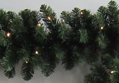 9 Foot x 12 Inch PerfectLit LED Artificial Christmas Garland