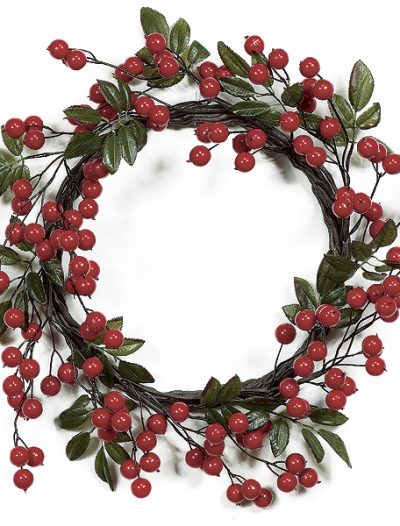 22 inch Fall Color Crabapple Wreath: Set of (2) For Christmas 2014