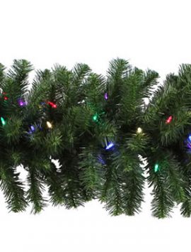 9 Foot x 14 Inch LED M5 Artificial Christmas Garland