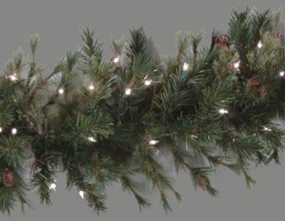 9 Foot x 16 Inch LED Artificial Christmas Garland