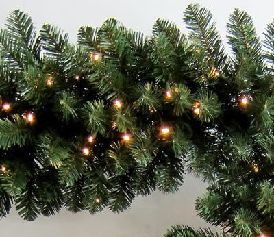 9 Foot x 16 Inch PerfectLit LED Artificial Christmas Garland