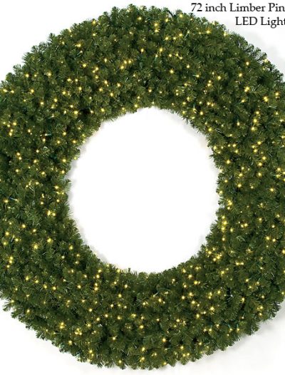 72 inch Limber Pine Wreath For Christmas 2014