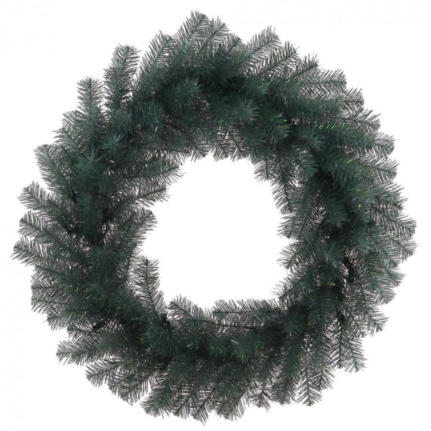 Artificial Blue Crystal Christmas Pine Wreath For Christmas 2014