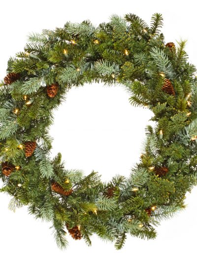 Elkton Mixed Pine Wreath For Christmas 2014