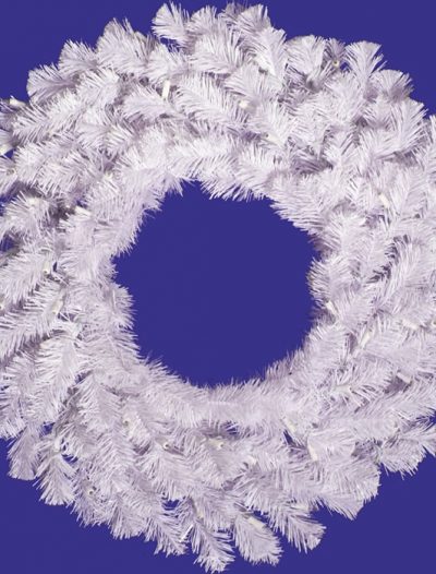 Vickerman 06721 - 30" Crystal White Spruce Christmas Wreath (A805830) (Christmas Tree)