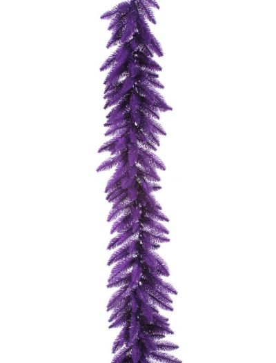 9 foot Purple Christmas Garland: Mini Lights For Christmas 2014