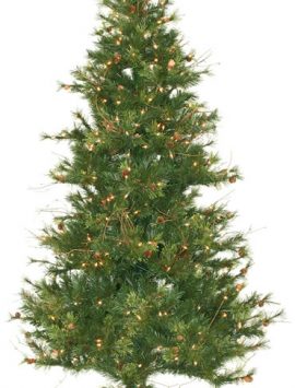Vickerman A801661 6.5 x 47 Prelit Slim Mixed Country 400CL (Christmas Tree)