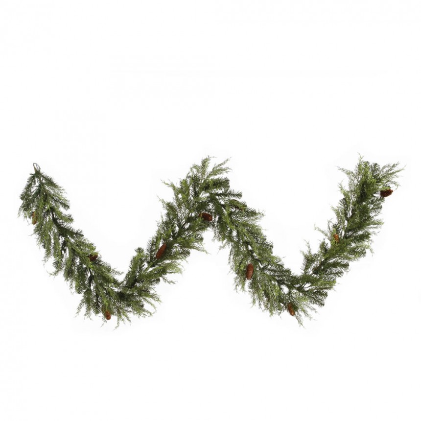 9 foot Cedar Pine Garland For Christmas 2014