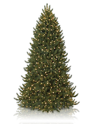 Vermont Signature 7.5' White Spruce Narrow Artificial Christmas Tree (Christmas Tree)