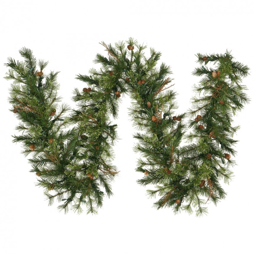Mixed Country Pine Garland For Christmas 2014