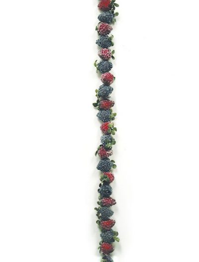 48 inch Sugared Raspberry Ice Garland: Set of (6) For Christmas 2014