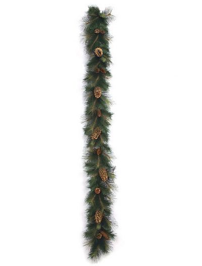 9 Foot Sugar Pine Garland For Christmas 2014