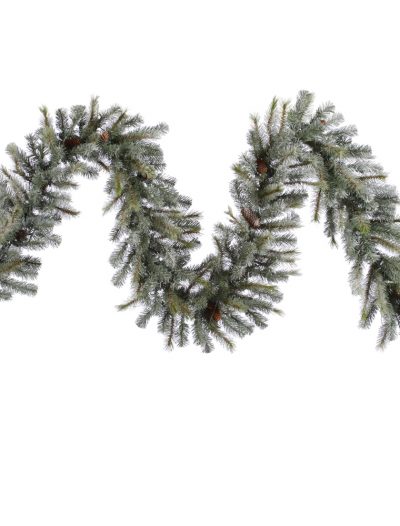 9 foot Frosted Sartell Garland For Christmas 2014
