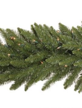 Vickerman 9 ft. Camden Garland with 150 Warm White LED (Christmas Tree)