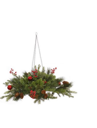 Mixed Berry Ball Hanging Basket For Christmas 2014