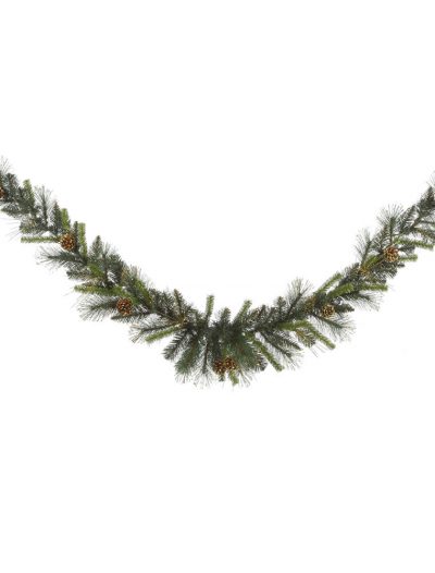 Gold Glitter Tip Mixed Pine Swag Garland For Christmas 2014