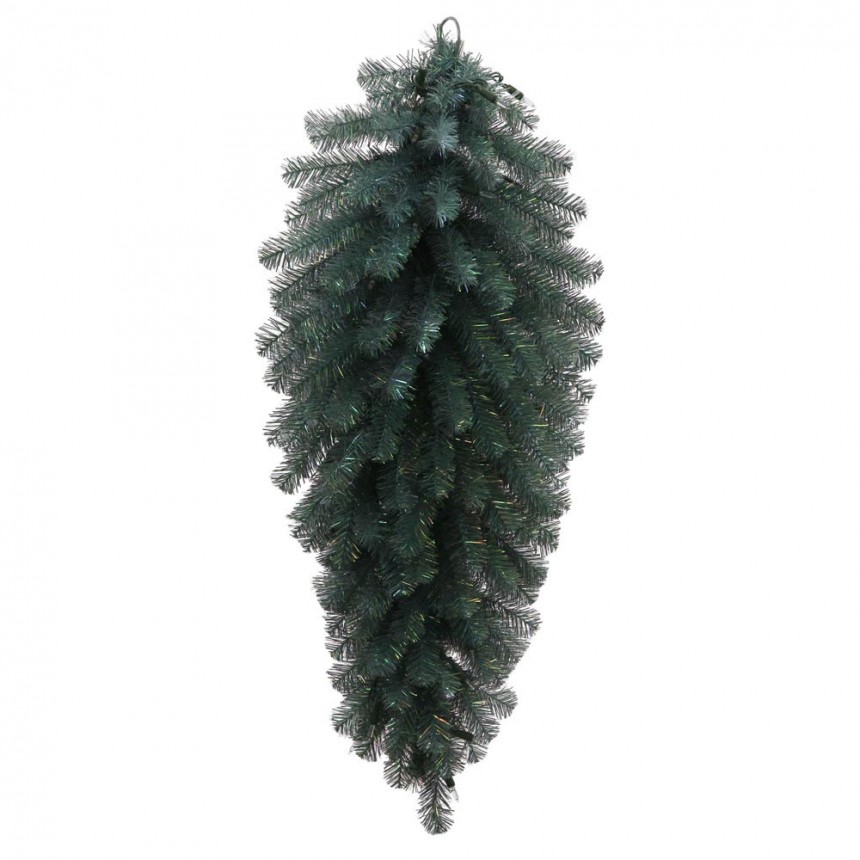 36 inch Artificial Blue Crystal Christmas Pine Teardrop For Christmas 2014