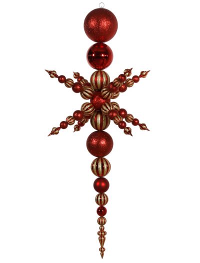 76 inch Snowflake Finial Ornament For Christmas 2014