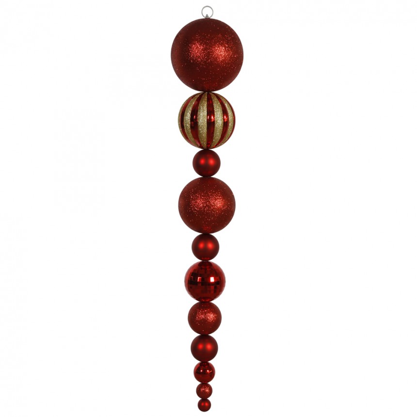 55 inch Shiny-Matte Ball Drop Ornament For Christmas 2014