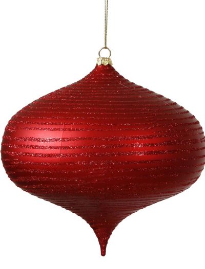 Matte-Glitter Christmas Onion Ornament For Christmas 2014