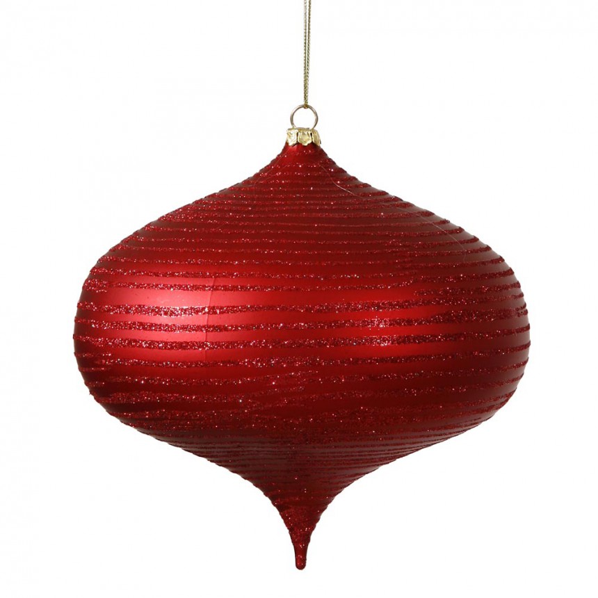 Matte-Glitter Christmas Onion Ornament For Christmas 2014