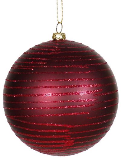 Matte-Glitter Christmas Ball Ornament For Christmas 2014