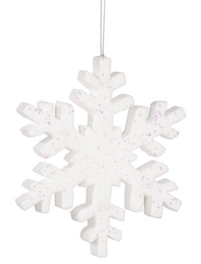 Artificial Outdoor Glitter Snowflake For Christmas 2014