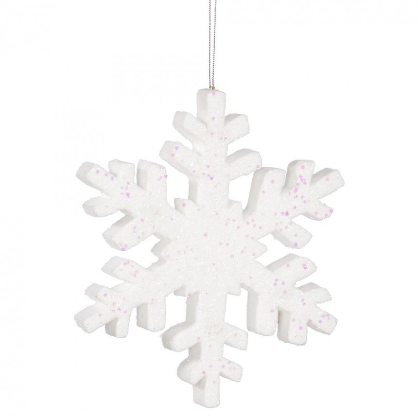 Artificial Outdoor Glitter Snowflake For Christmas 2014
