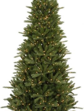 Vickerman C102176 Vermont Instant Shape 7.5 Ft. Artificial Tree with 700 Clear Lights (Christmas Tree)