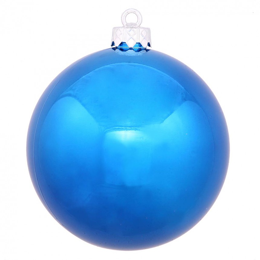 8 inch Shiny finished UV/Shatterproof Christmas Ball For Christmas 2014