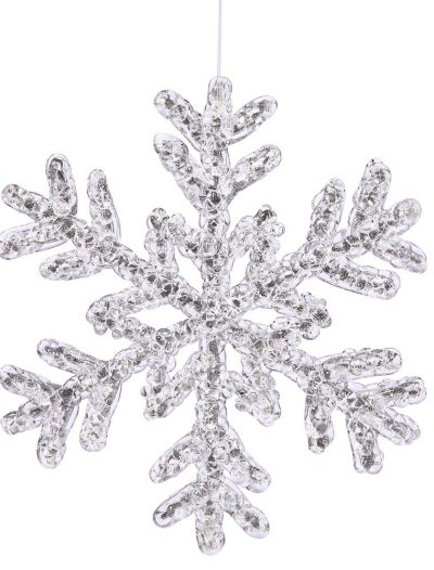 Silver Crystal Christmas Snowflake For Christmas 2014