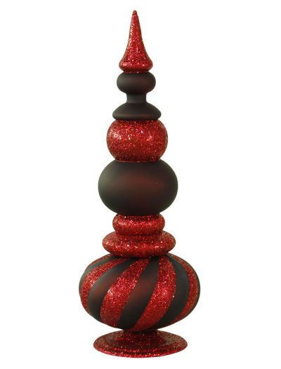 32 inch Matte Glitter Finial Christmas Tree For Christmas 2014