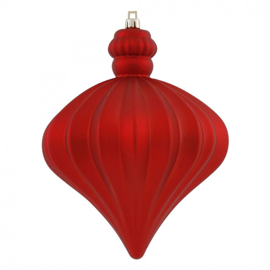 5.5 inch Outdoor Shiny Matte Christmas Onion Ornament For Christmas 2014