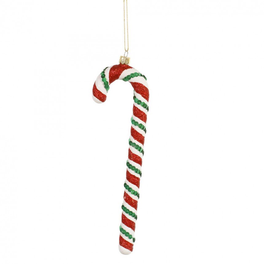9 inch Red-Green-White Candy Cane Christmas Ornament For Christmas 2014