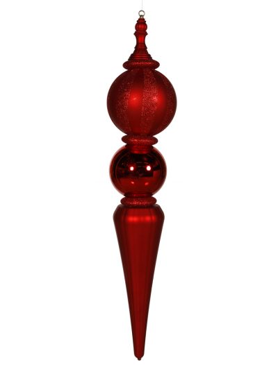 42 inch Shiny-Matte-Glitter Finial Ornament For Christmas 2014