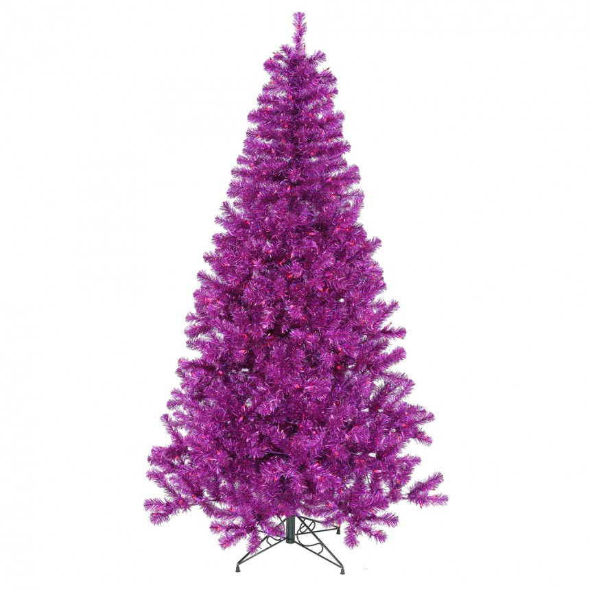 Purple Christmas Tree For Christmas 2014