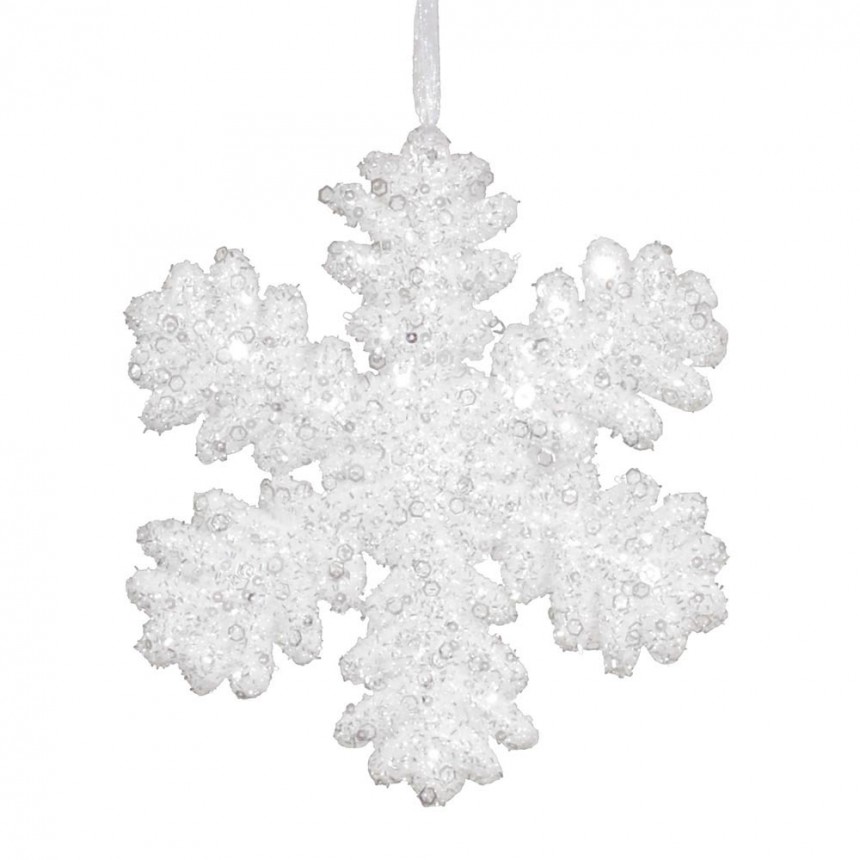 9 inch Styrofoam Christmas Snowflake Ornament For Christmas 2014