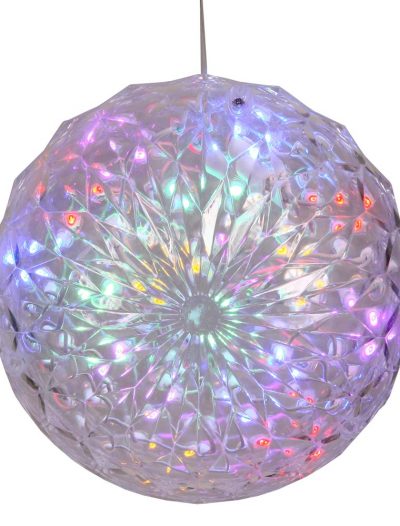 6 inch LED Outdoor Crystal Ball with 24 inch Lead Wire For Christmas 2014