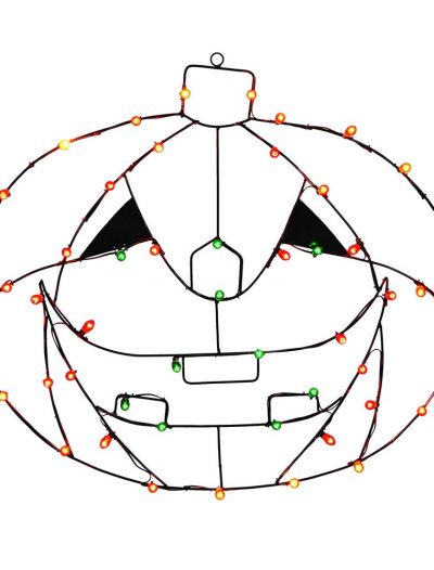 48 x 34 inch Pumpkin Wire Silhouette: C7 Lights For Christmas 2014