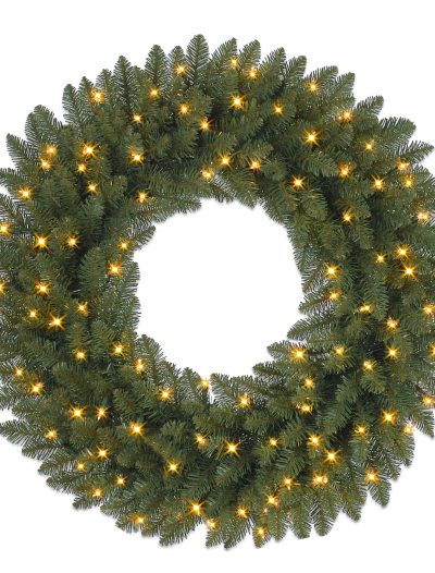 10' Berkshire Mountain Fir Artificial Christmas Garland with Clear Lights (Christmas Tree)