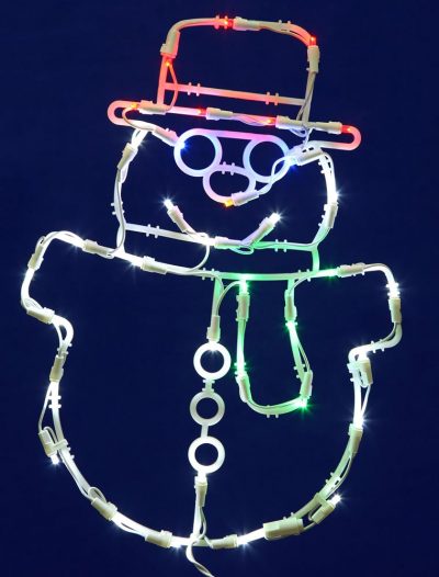 17 x 12 inch LED Light Snowman For Christmas 2014