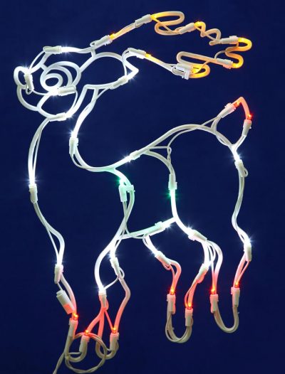 17 x 13 inch LED Light Reindeer For Christmas 2014