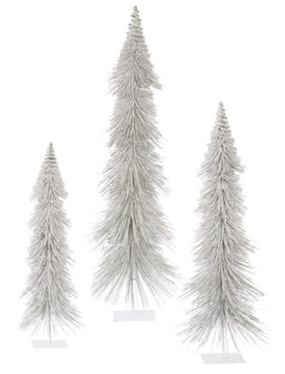 Artificial Layered Christmas Tree (set of 3) For Christmas 2014