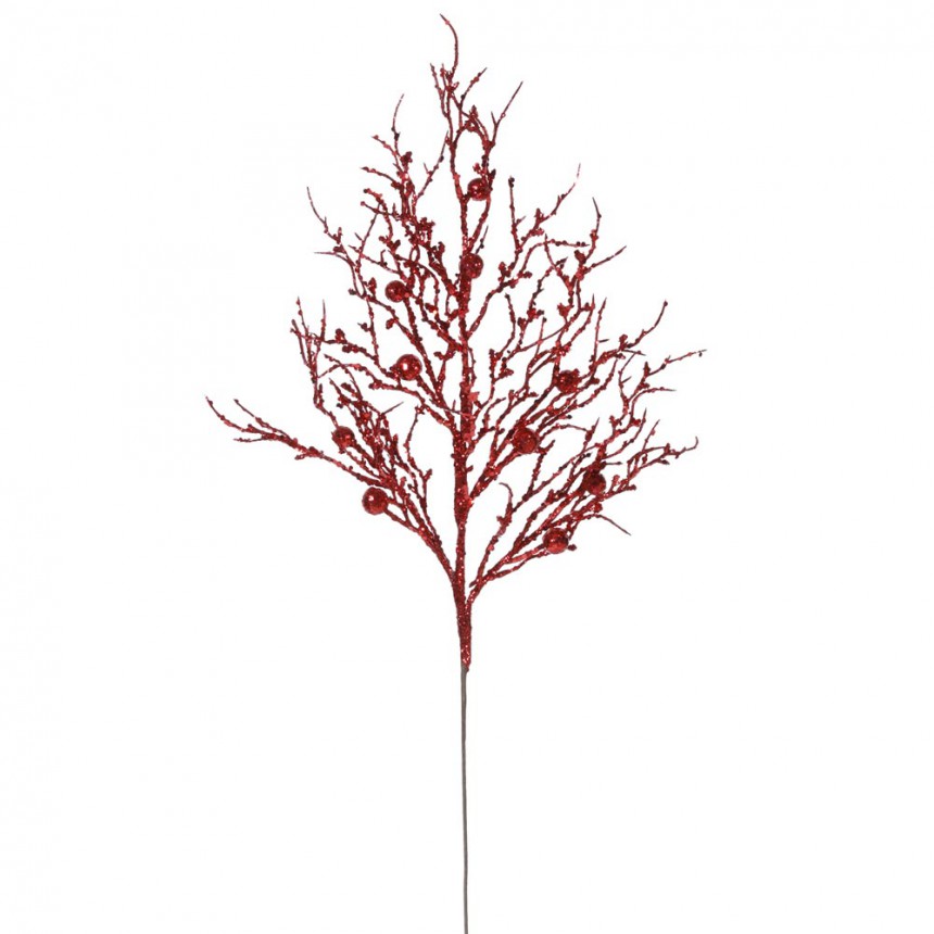 29 inch Sparkle Berry Twig Christmas Spray For Christmas 2014