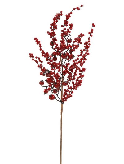 31 inch Mixed Red Gooseberry Christmas Spray For Christmas 2014