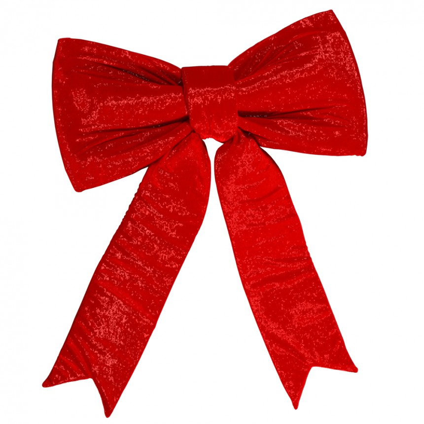Red Felt UV Resistant Bow For Christmas 2014
